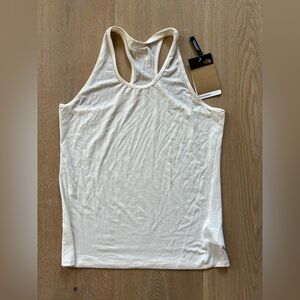North Face tank top sheer cream size medium